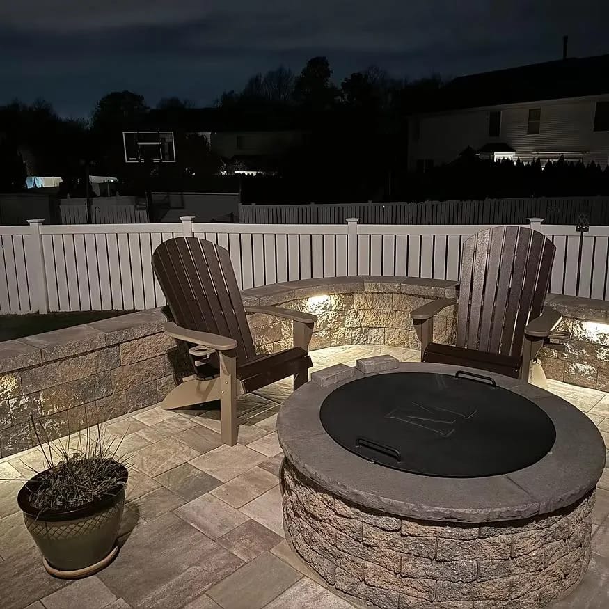 Paver driveway installation